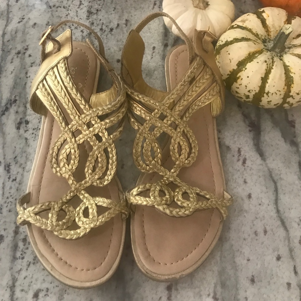 Kate Spade Gold Sandals